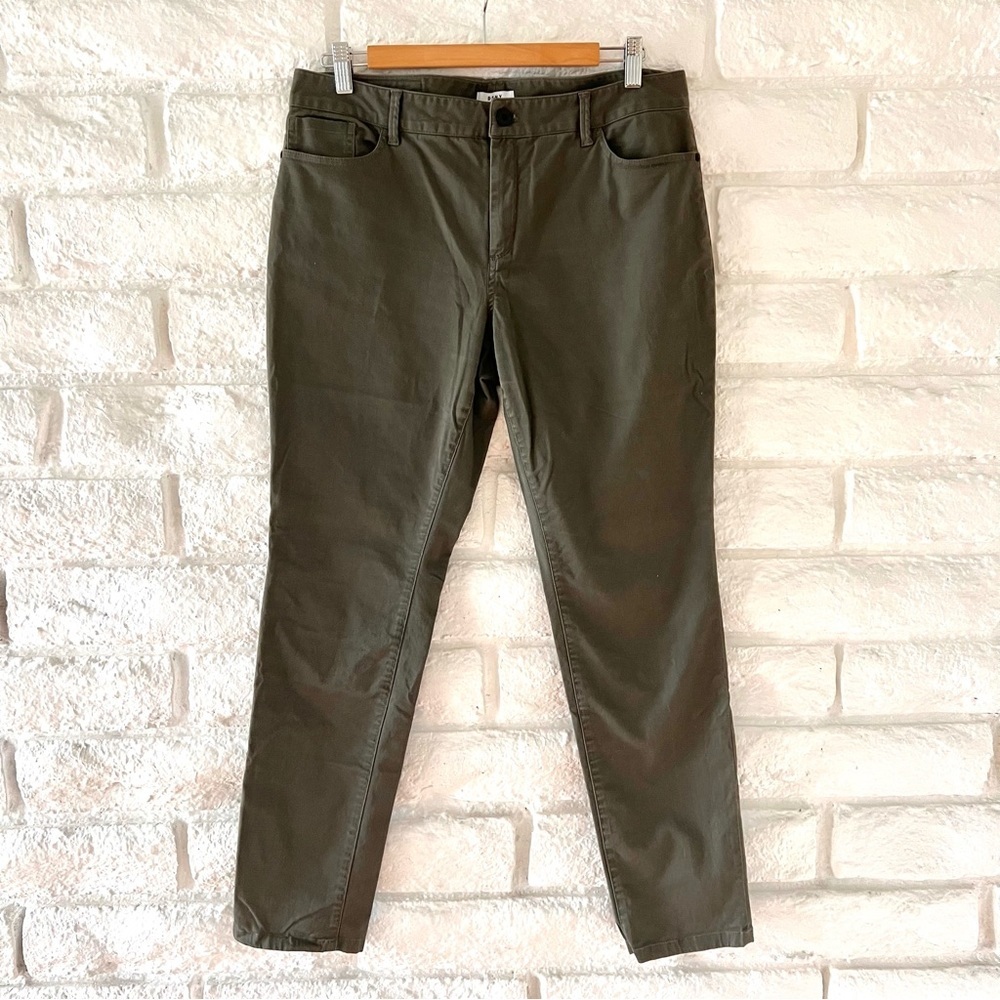 DKNY Green Cotton Blend Pants Size 8